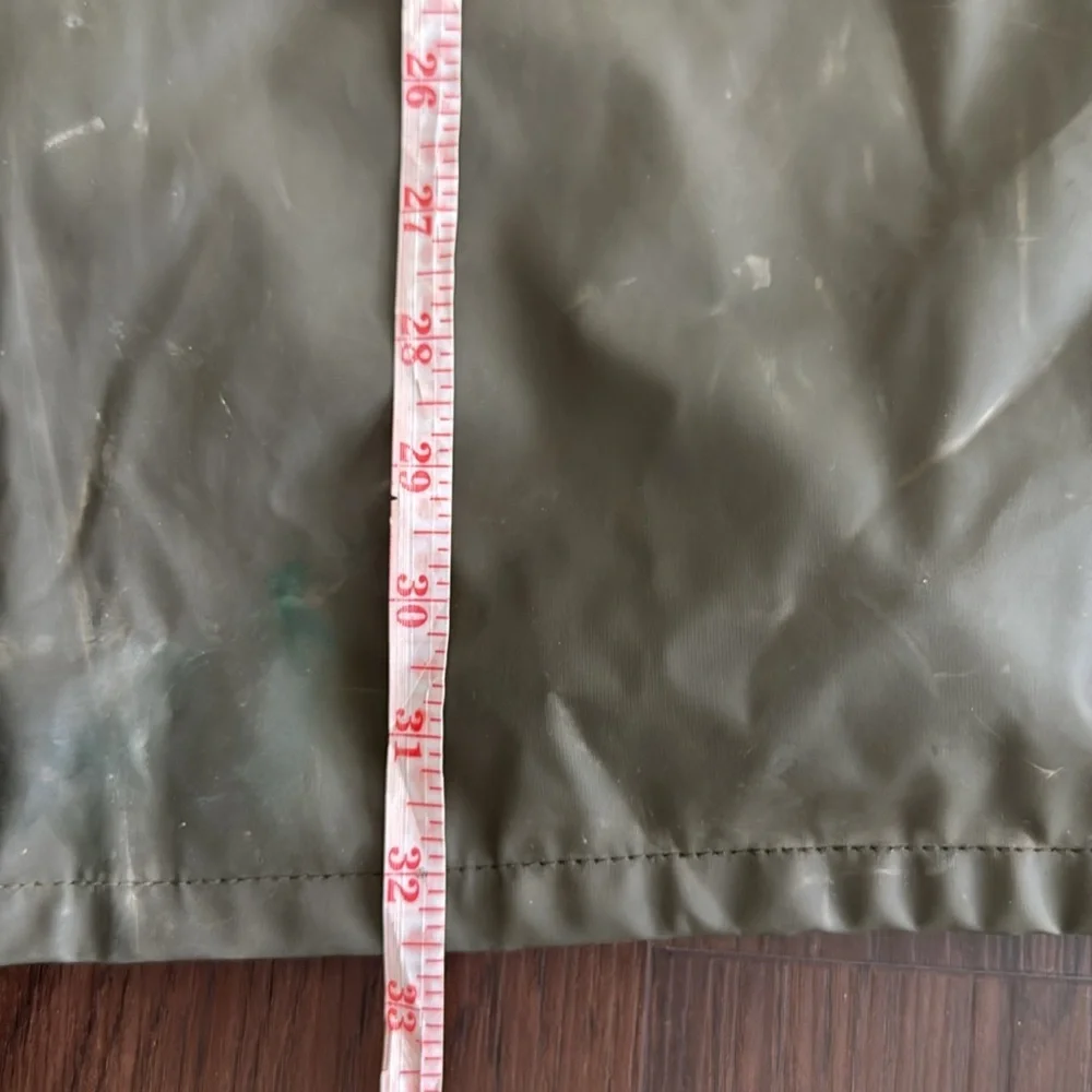 TIMBERLAND MENS PRO SERIES RAIN JACKET HOOD OLIVE GREEN PERFORMANCE OUTDOORS